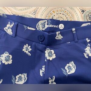 Betabrand soft flare floral leggings